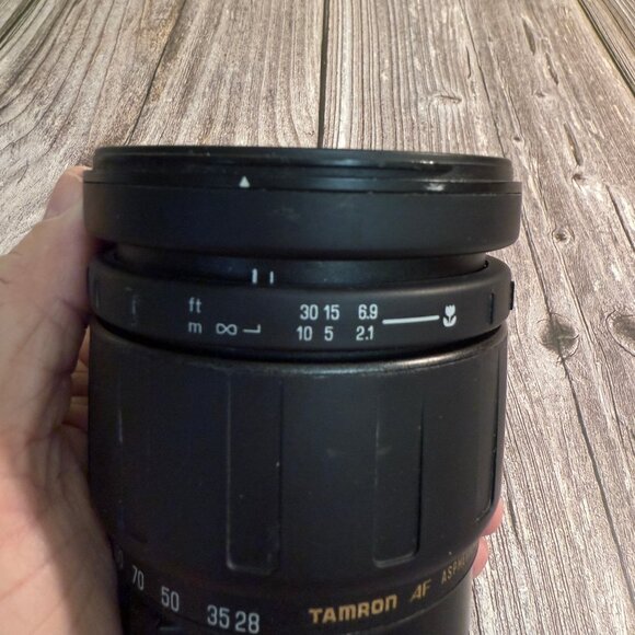 Tamron AF Aspherical LD 28-200mm 1:3.8.5.6 SuperZoom Lens Works 1 Cap READ - Picture 10 of 11